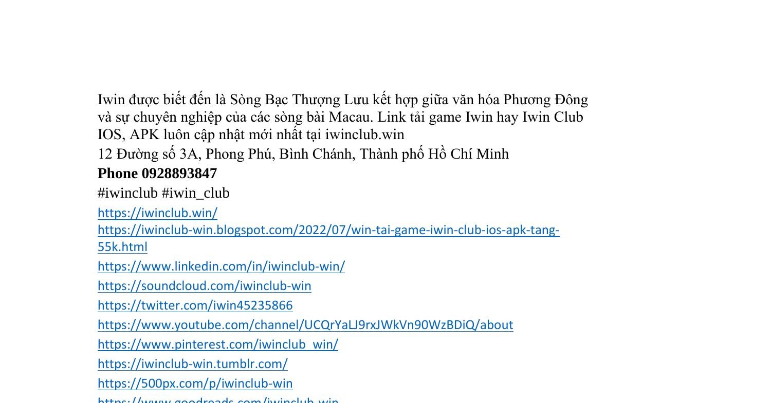 Khám Phá Sòng Bội Bạc Thượng Lưu iwin - Nơi Giấc Mơ Thành Hiện Thực